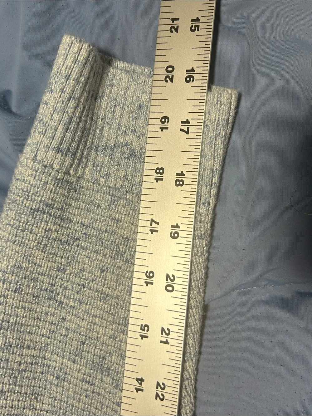 Banana Republic Men's Hooded Knit Sweater - Light Blue Heather